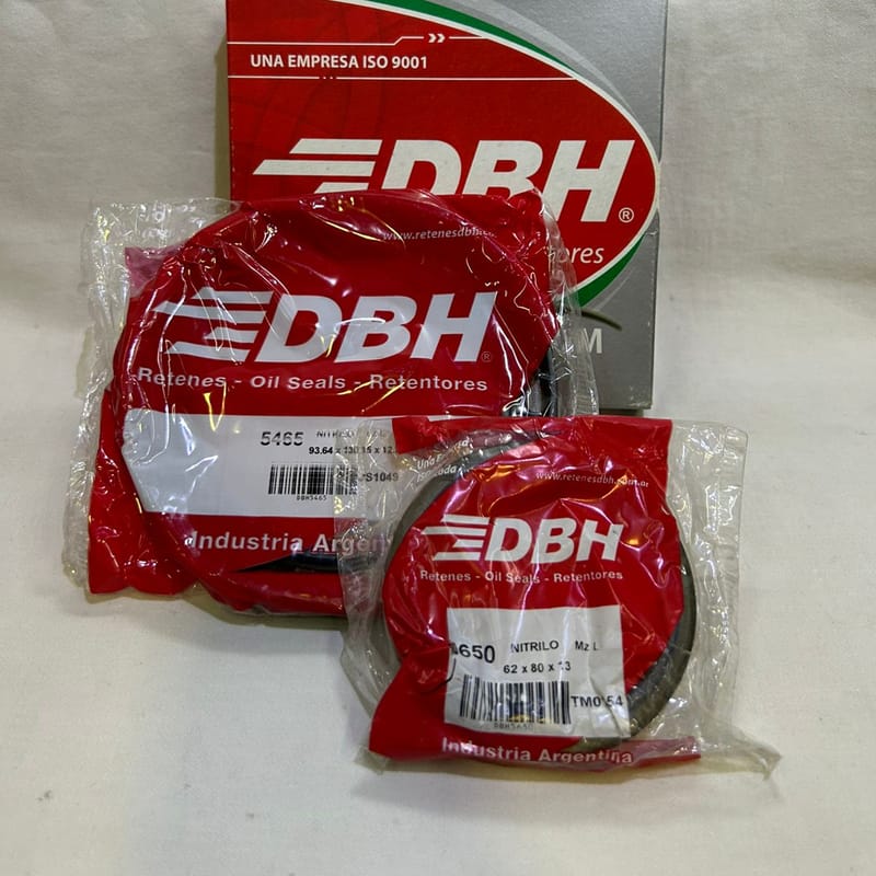 Retenes de aceite DBH en su envase original